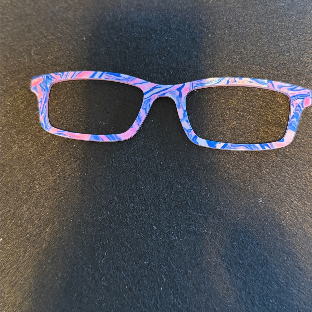 Pair Eyewear - The Cedric Pink/blue swirl Women's Glasses Frame